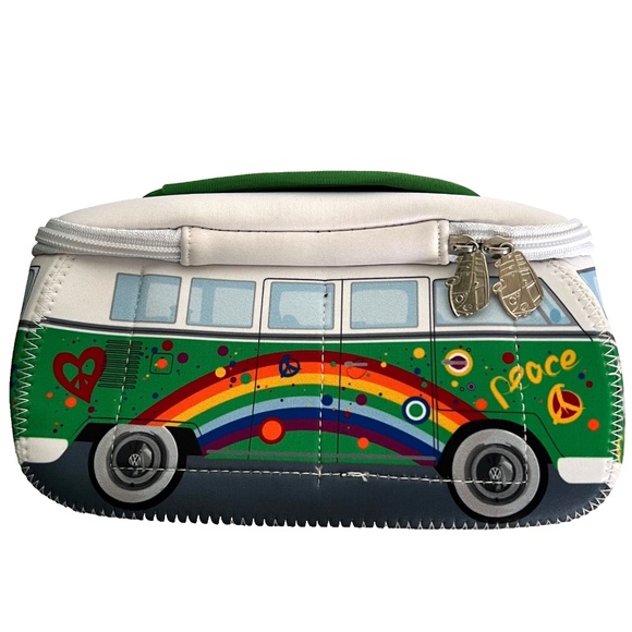 VW Volkswagen BUS Neoprene Univeral Bag Camper Van Travel Rainbow Brisa Love Bus - Picture 2 of 9